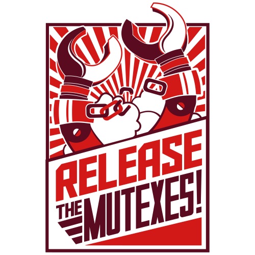 Release the Mutexes! - Men's T-Shirt