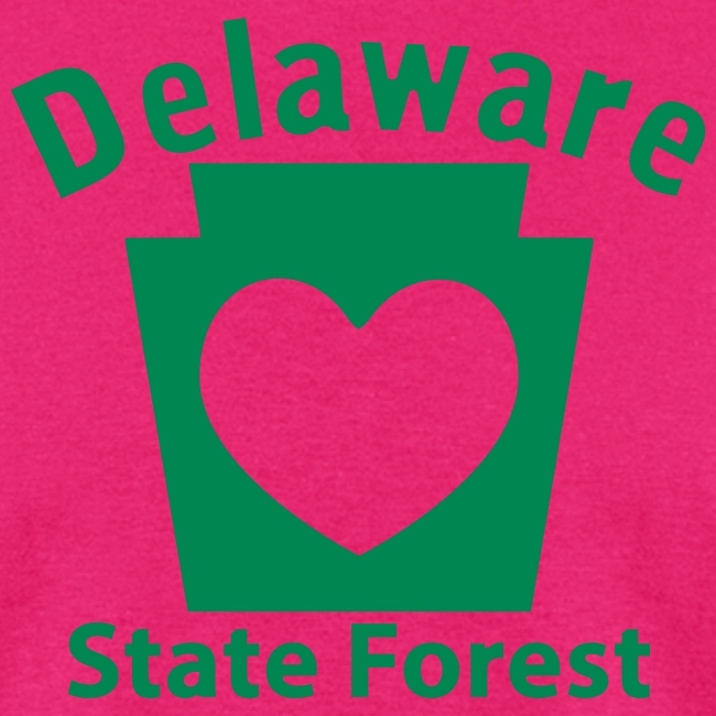 Delaware State Forest Keystone Heart
