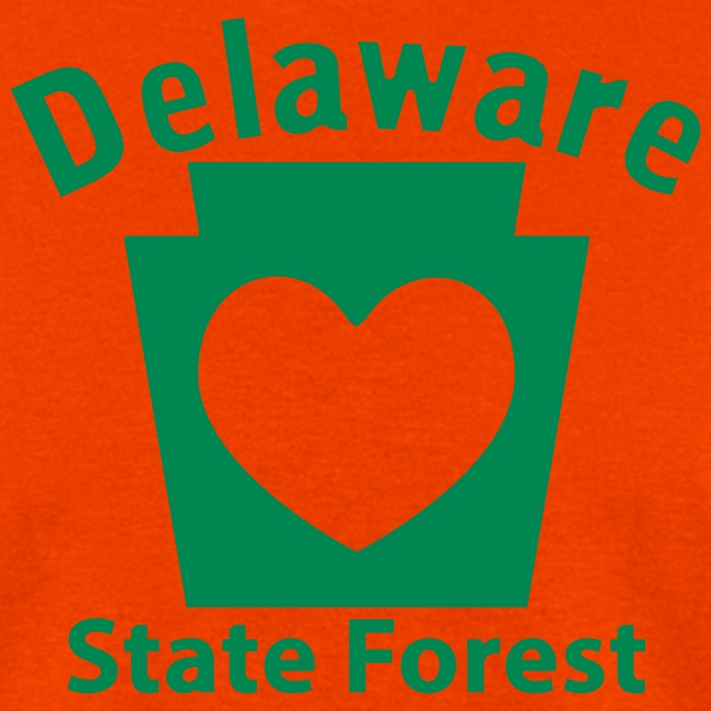 Delaware State Forest Keystone Heart