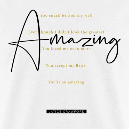 AMAZING (Black Text) - Men's T-Shirt