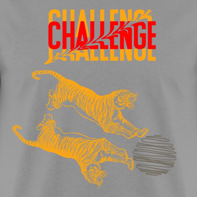 Double tiger fashion, jungle feline animals.