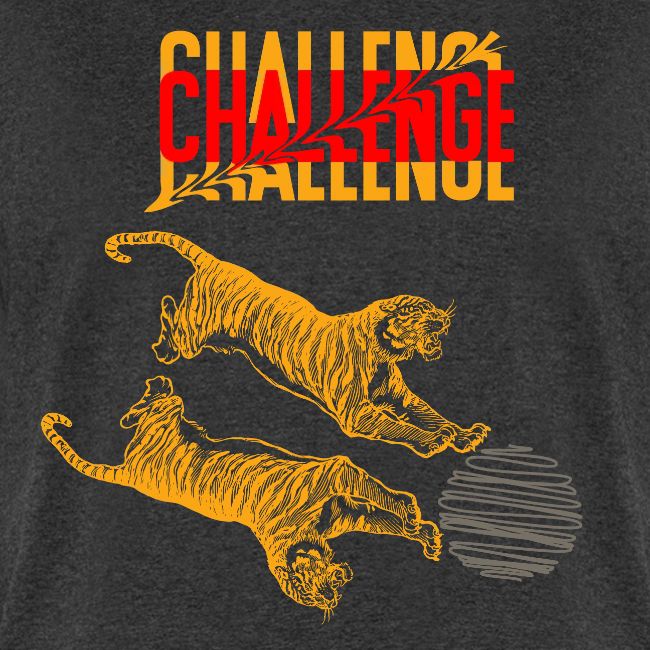 Double tiger fashion, jungle feline animals.