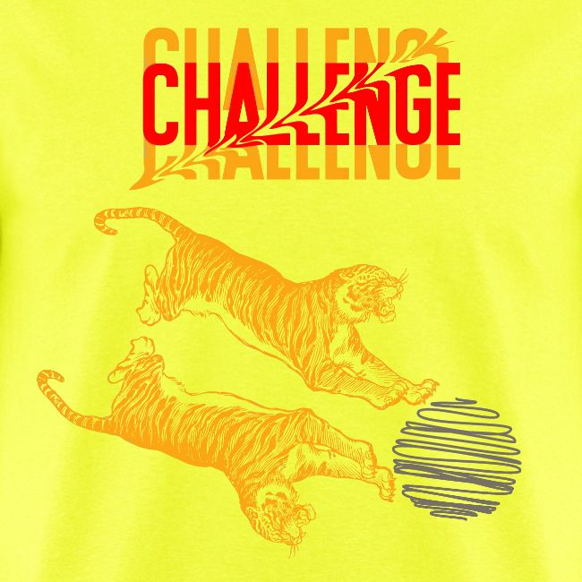 Double tiger fashion, jungle feline animals.