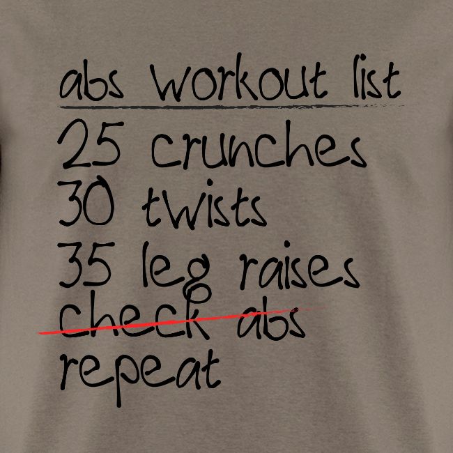 Abs Workout List
