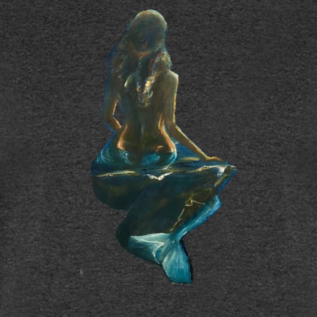 Midnight Mermaid on a rock
