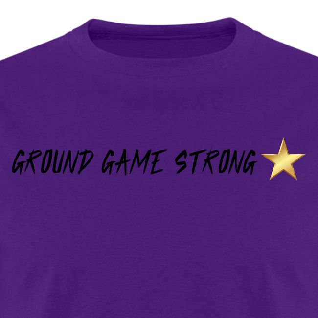 Ground Game Strong Horizontal Dark Mode