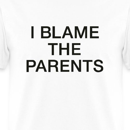 R.Williams – I Blame the Parents - Men's T-Shirt