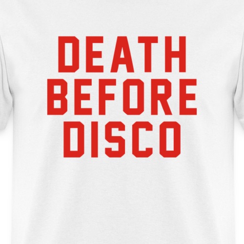 Stripes – Death Before Disco - Men's T-Shirt