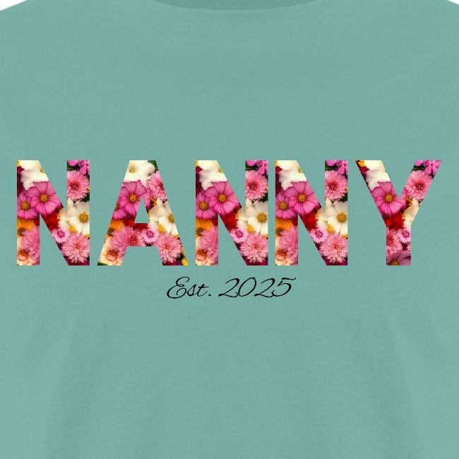 Nanny Est 2025 | Floral Pattern Font