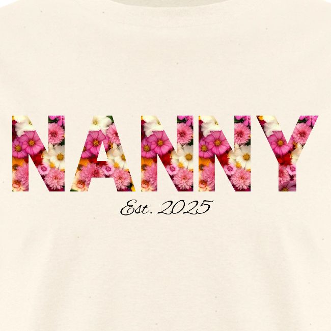Nanny Est 2025 | Floral Pattern Font