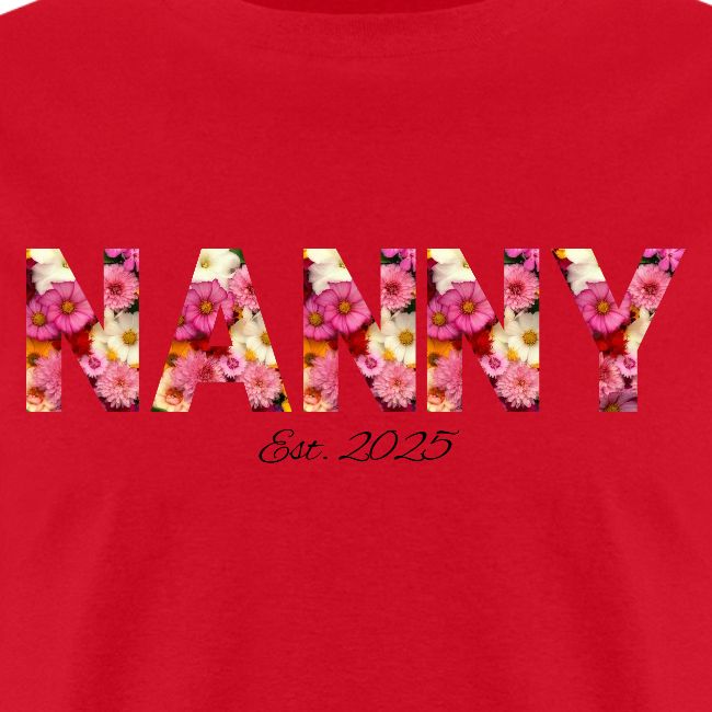 Nanny Est 2025 | Floral Pattern Font