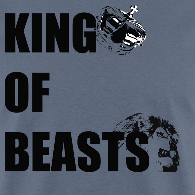 KING OF BEASTS BLACK WITH GRAPHICS png