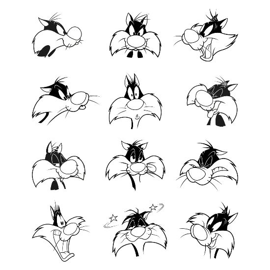 Sylvester The Cat Face sylvester-the-cat-face