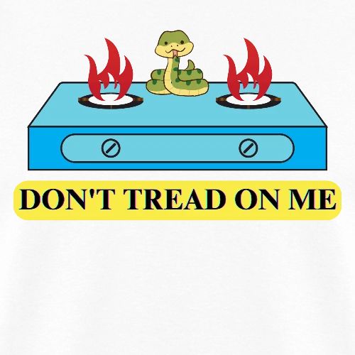 DON T TREAD ON ME gas stove - Men's T-Shirt