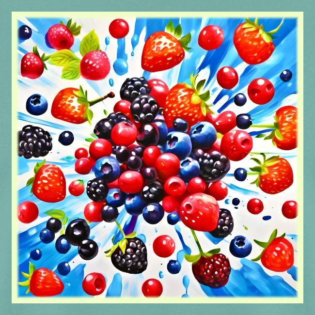 Colorful Berry Fiesta Design