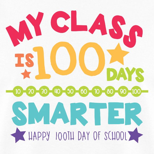 My Class is 100 Days Smarter Happy 100th Day