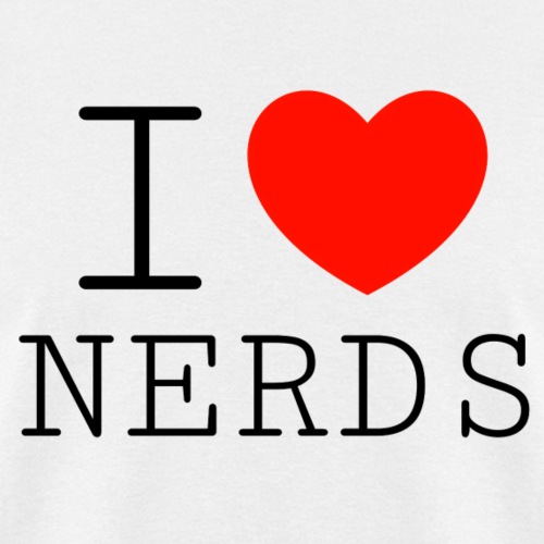 i LOVE NERDS - Men's T-Shirt