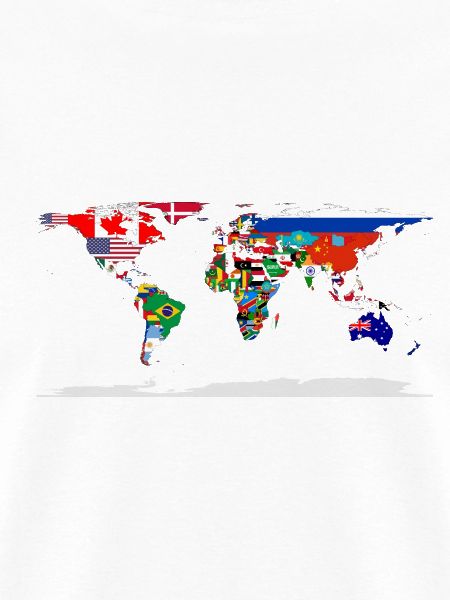 Flag Map Of The World