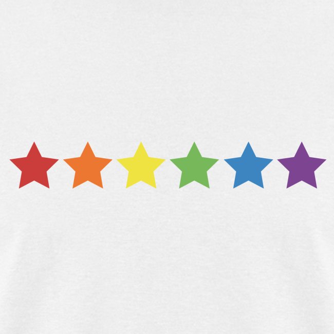 Pride Rainbow Stars