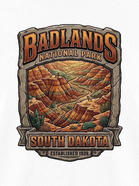 Badlands National Park Tee