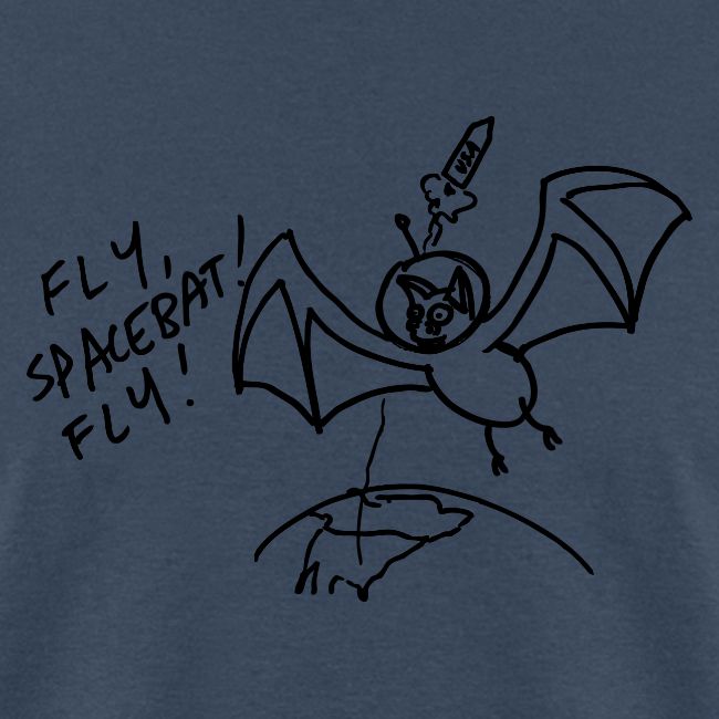 Fly Space Bat Fly Ladie's Tee (Light)