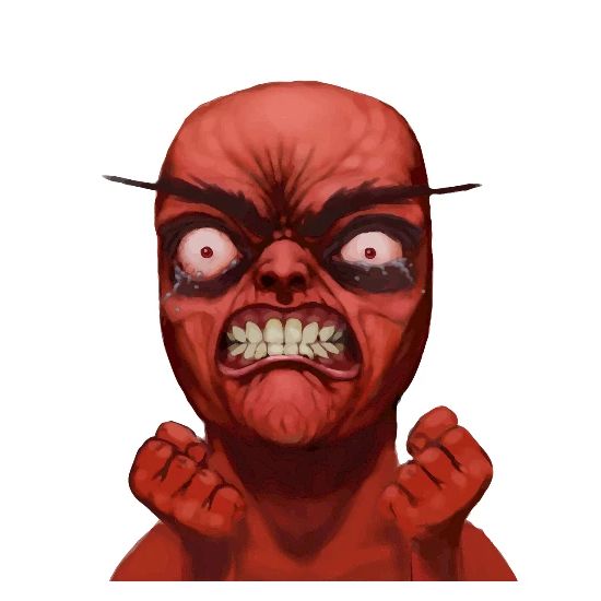 Red Rage Face