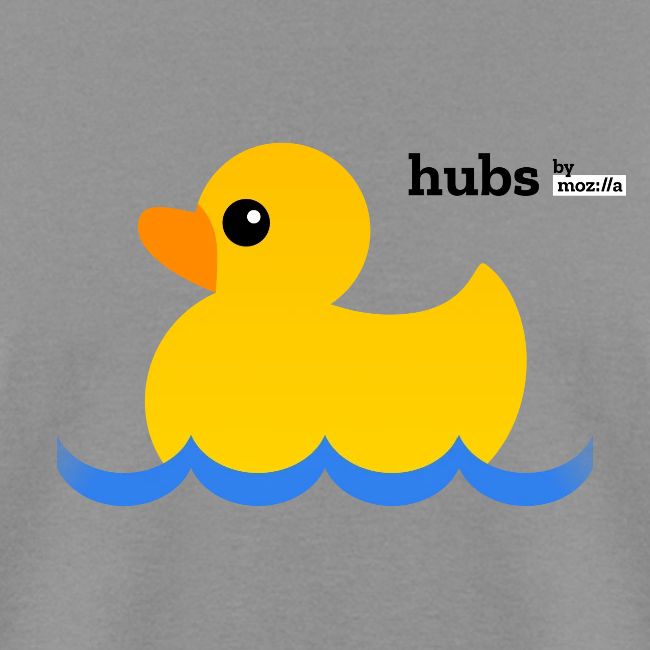 Hubs Duck - Wordmark and Water