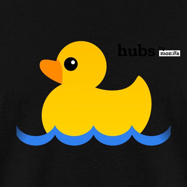 Hubs Duck - Wordmark and Water