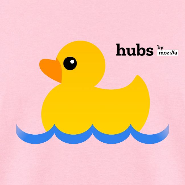 Hubs Duck - Wordmark and Water