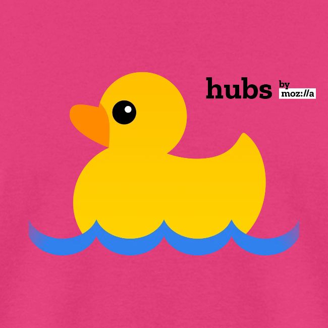 Hubs Duck - Wordmark and Water