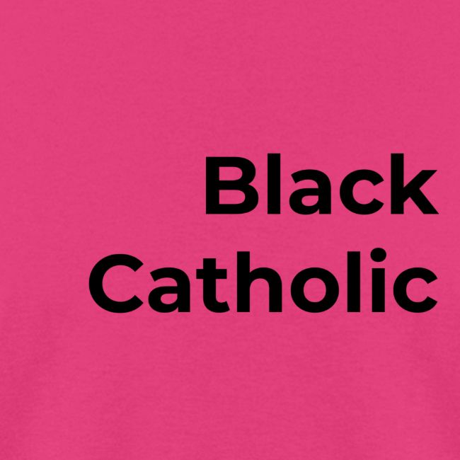 Black Catholic Tee