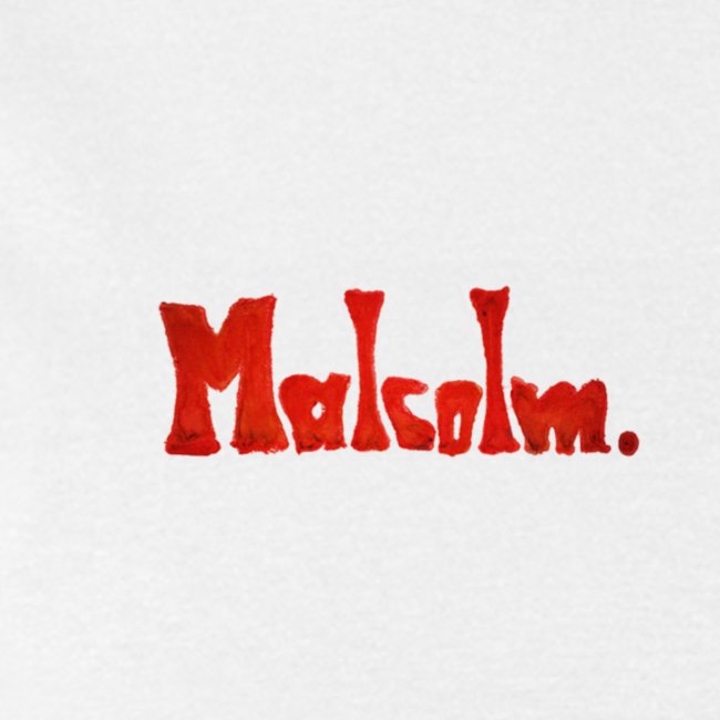 Malcolm name red