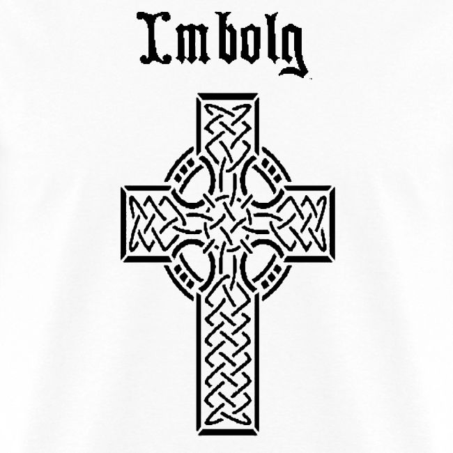 Imbolg Black Logo and Cross