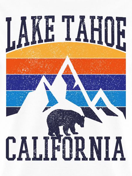 Lake Tahoe California Vintage Souvenir