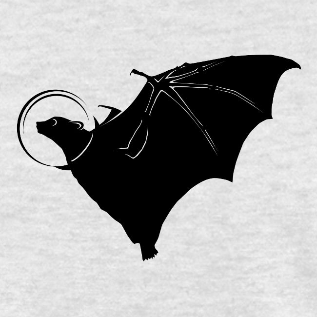 Space Bat Helmet Ladie's Tee (Light)