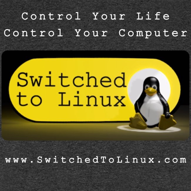 Switched To Linux Logo and White Text