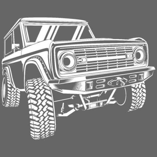 1976 Classic Bronco Truck T-shirt - Men's T-Shirt