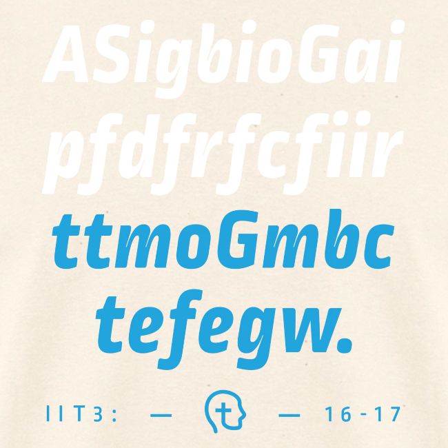 2 Timothy 3:16-17 (NKJV) First Letter Method