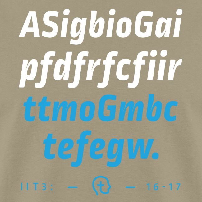 2 Timothy 3:16-17 (NKJV) First Letter Method