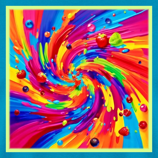 Colorful Fruit Vortex
