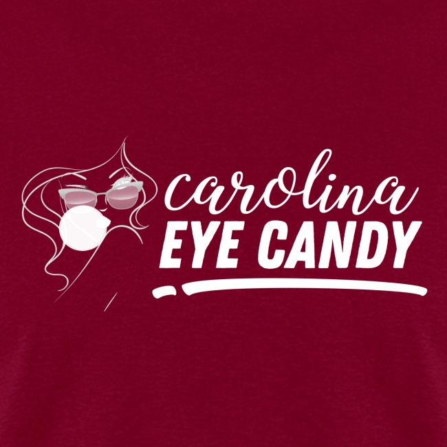 Carolina Eye Candy Bubble Cursive Bold White
