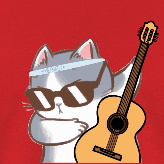 Cat Guitar T-Shirt
