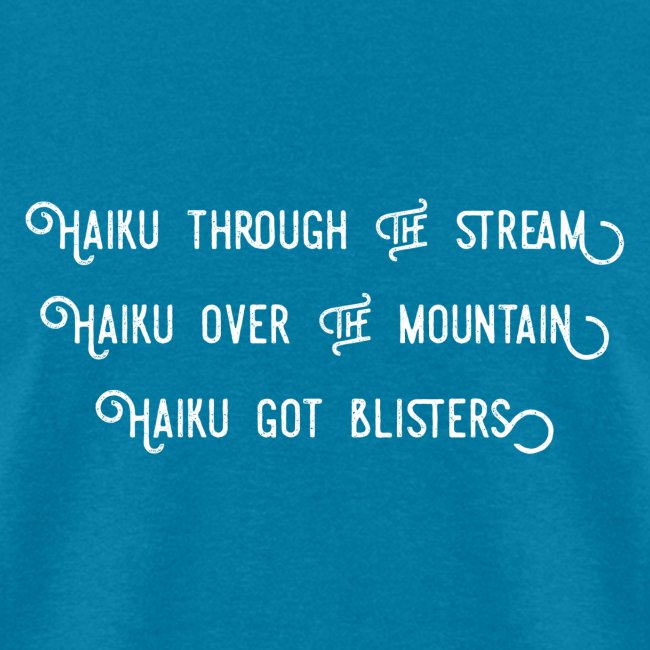 Haiku over the mountain