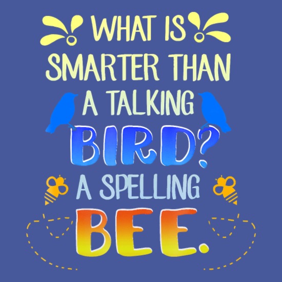 Funny Jokes Spelling Bee Talking Bird' Men's T-Shirt | Spreadshirt