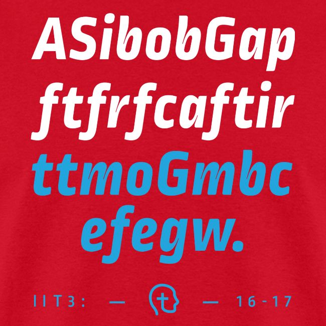 2 Timothy 3:16-17 (ESV) First Letter Method