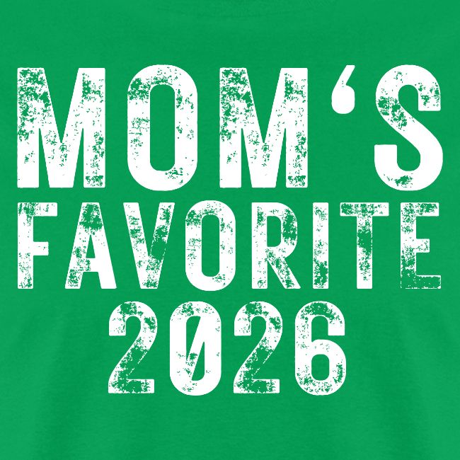 MOM's Favorite 2026 heavily distressed font