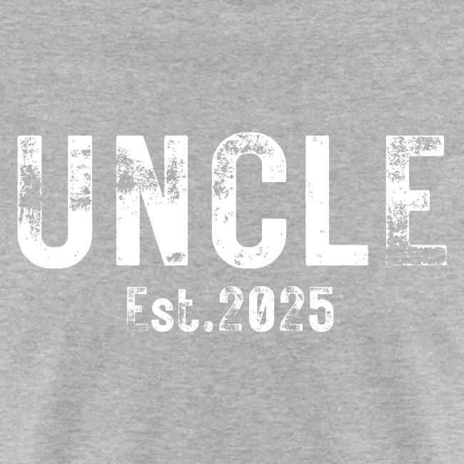 Uncle Est 2025 (heavily distressed font)