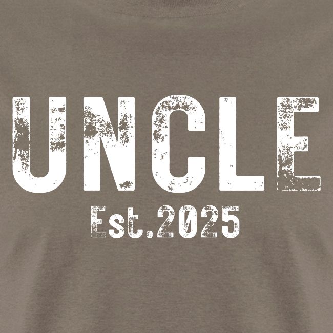 Uncle Est 2025 (heavily distressed font)