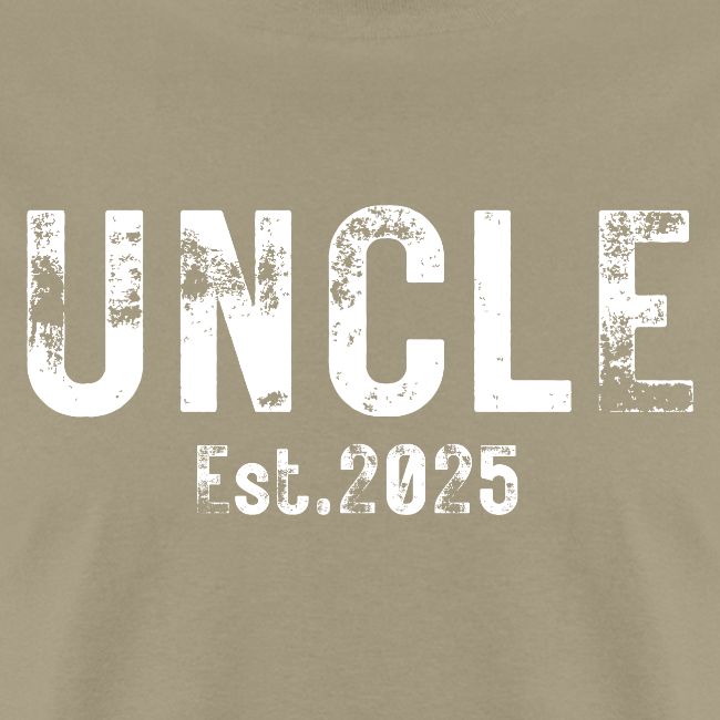 Uncle Est 2025 (heavily distressed font)