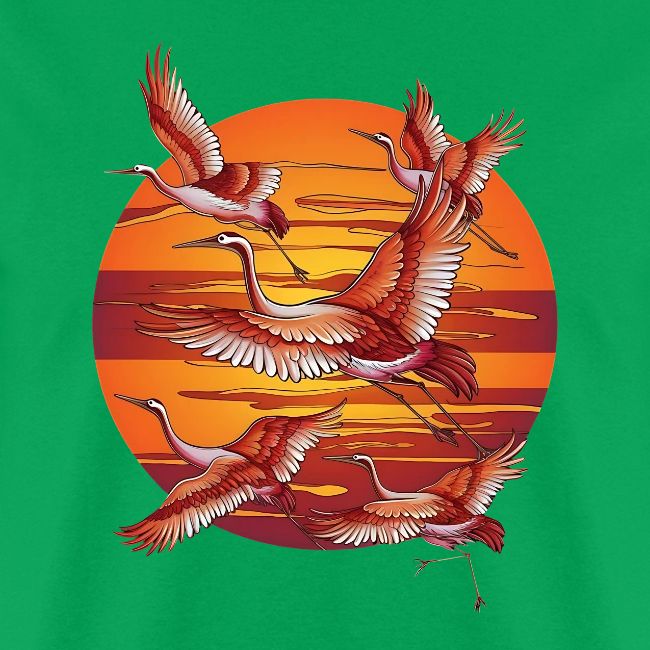 Japanese Cranes Migrating: Travel & Journey